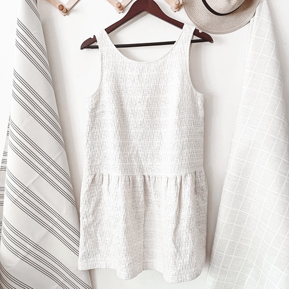 •SOLD• Sezane Lizzie Tweed Cream Dress - Picture 5 of 10